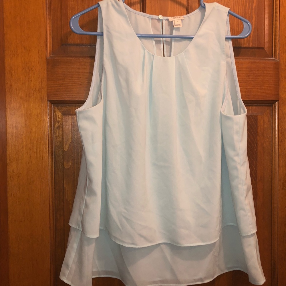 Tiered tank blouse